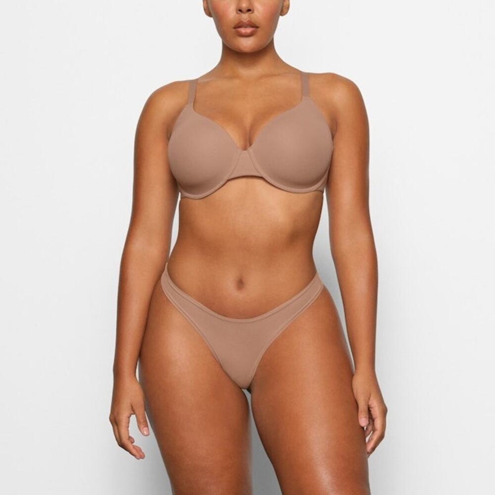 SKIMS FITS EVERYBODY T-Shirt Bra - Sienna Size 36A NWT #1714